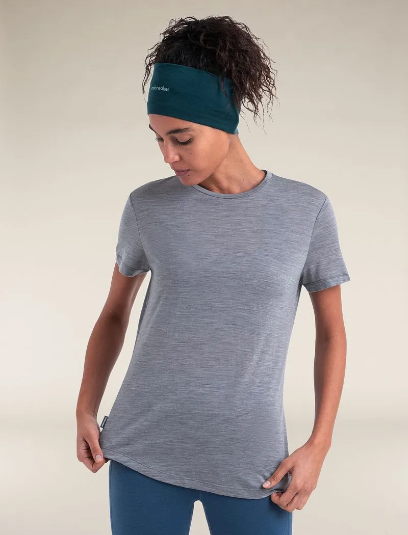 Icebreaker Merino Blend 125 Cool-Lite™ Sphere Short Sleeve T-Shirt - Woman - Metro Heather - Size XS sold by Icebreaker product image thumbnail 2