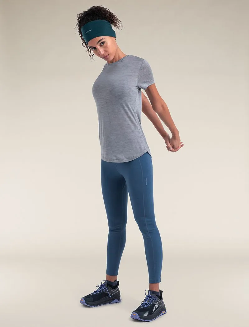 Icebreaker Merino Blend 125 Cool-Lite™ Sphere Short Sleeve T-Shirt - Woman - Metro Heather - Size XS sold by Icebreaker product image thumbnail 4