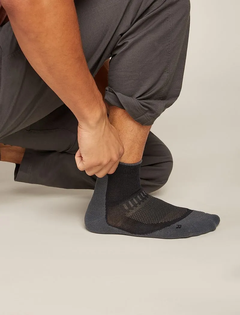 Icebreaker Merino Hike+ Light Mini Socks - Man - Black/obsidian - Size L sold by Icebreaker product image thumbnail 3