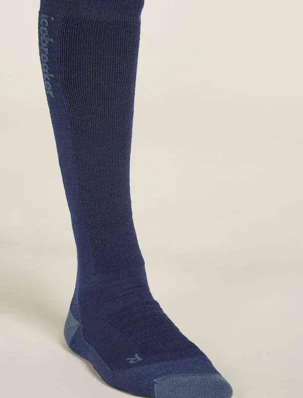 Icebreaker Merino Ski+ Medium Over The Calf Socks - Man - Royal Navy/dawn - Size M sold by Icebreaker