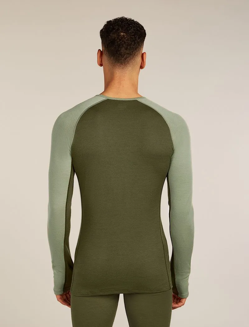 Icebreaker Merino 260 ZoneKnit™ Long Sleeve Crew Thermal Top - Man - Loden/lichen - Size L sold by Icebreaker product image thumbnail 2