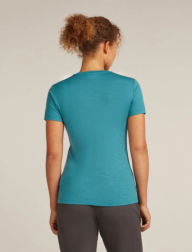 Icebreaker Merino 150 Tech Lite Short Sleeve T-Shirt - Woman - Topaz - Size XS sold by Icebreaker product image thumbnail 2