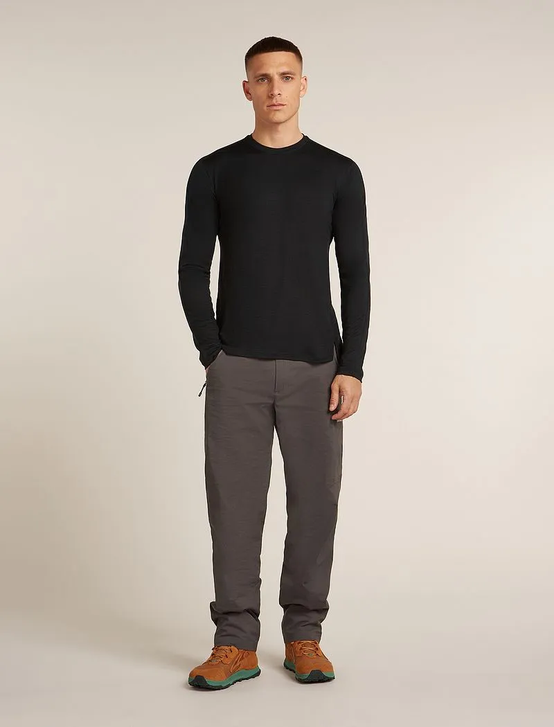 Icebreaker 150 MerinoFine™ Ace Long Sleeve T-Shirt - Man - Black - Size M sold by Icebreaker product image thumbnail 3