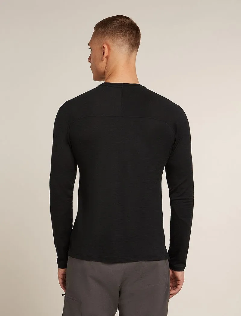 Icebreaker 150 MerinoFine™ Ace Long Sleeve T-Shirt - Man - Black - Size S sold by Icebreaker product image thumbnail 2