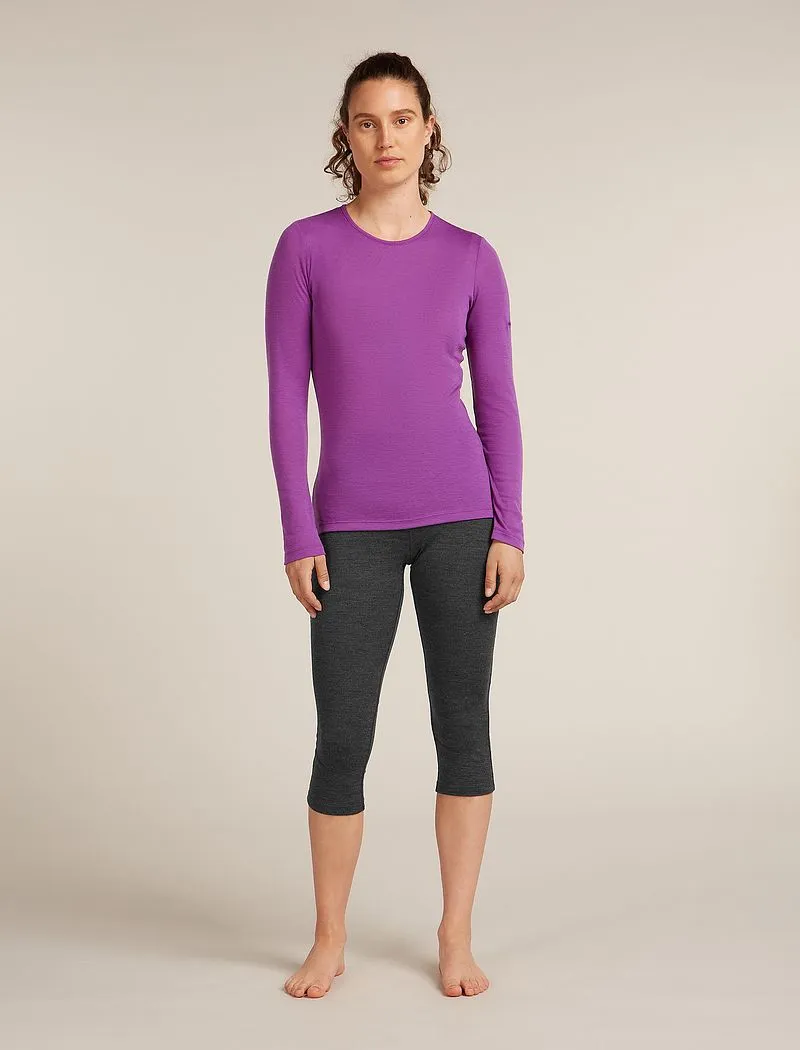 Icebreaker Merino 260 ZoneKnit™ 3/4 Thermal Leggings - Woman - Jet Hthr - Size XS sold by Icebreaker product image thumbnail 3