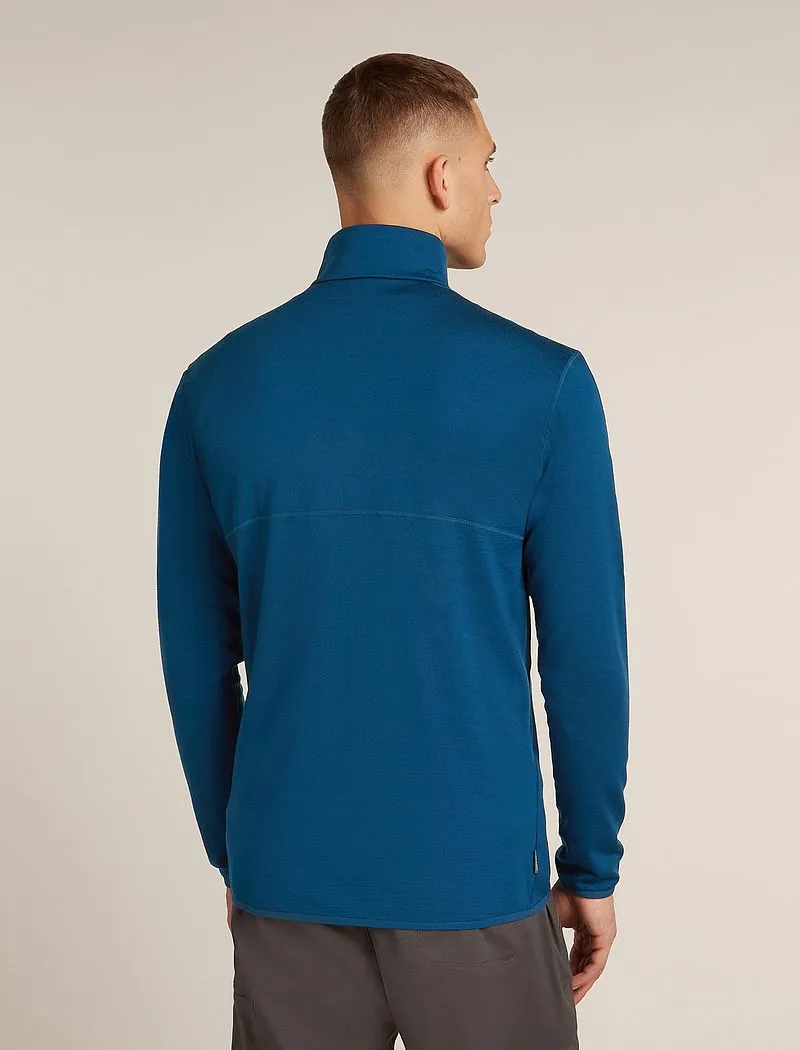 Icebreaker Merino 560 Realfleece™ Elemental Long Sleeve Zip Jacket - Man - Atlantis - Size M sold by Icebreaker product image thumbnail 2