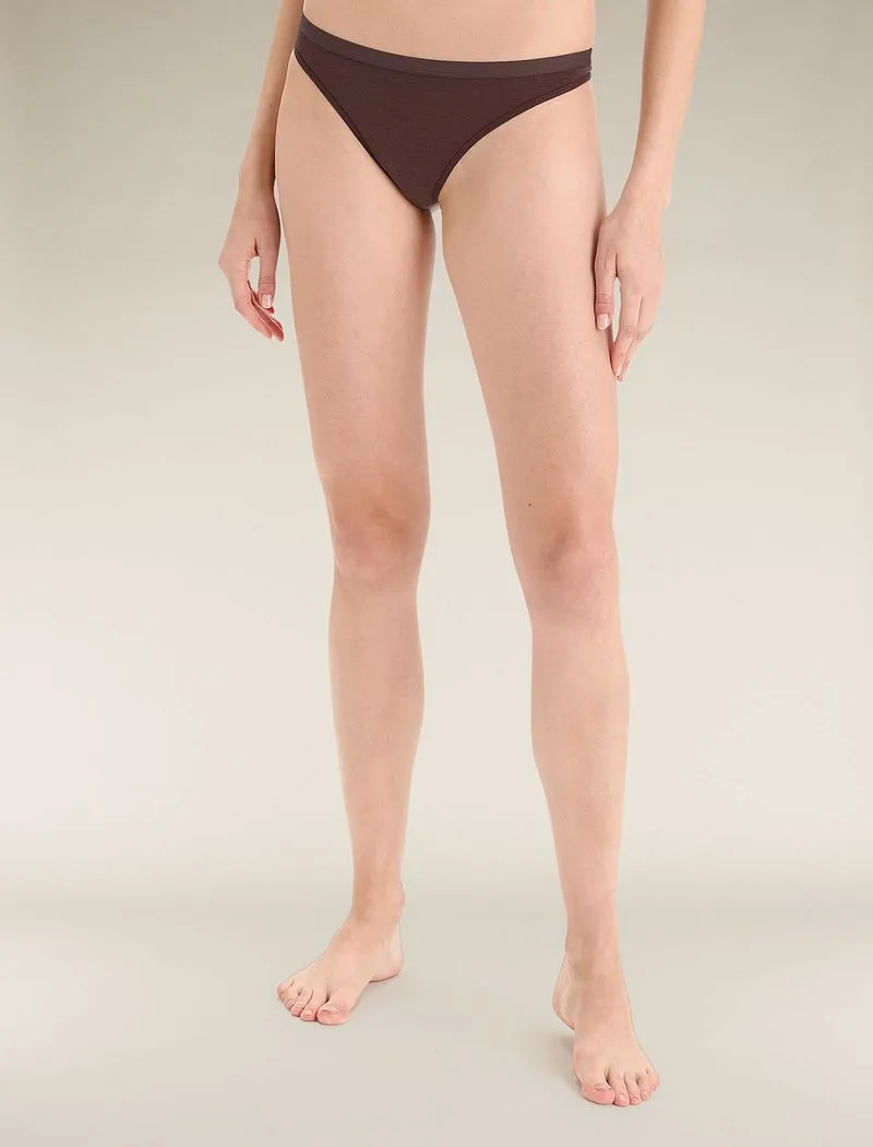 Icebreaker Merino 150 Siren Thong - Woman - Umber - Size M sold by Icebreaker