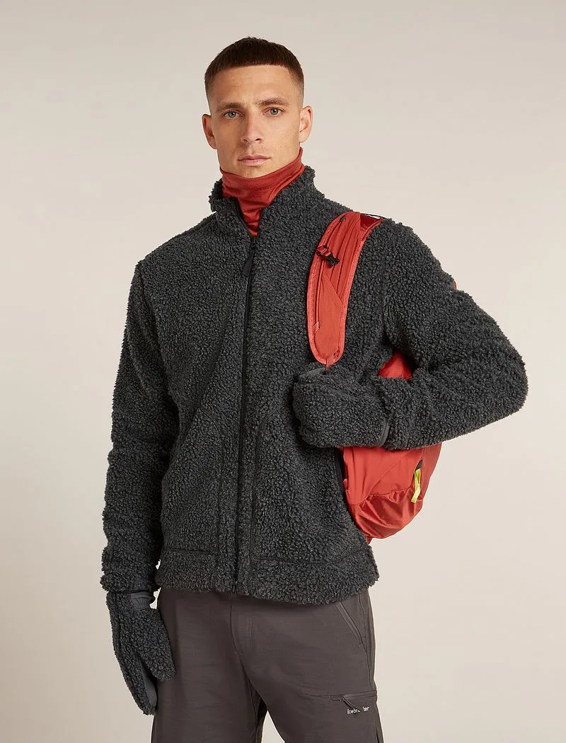 Icebreaker Merino Blend 960 RealFleece™ High Pile Mittens - Jet Hthr/obsidian - Size XL sold by Icebreaker product image thumbnail 2