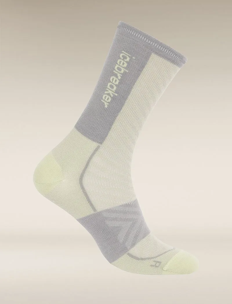 Icebreaker Merino Blend Run+ Ultralight Crew Socks - Man - Ashen/alloy - Size M sold by Icebreaker product image thumbnail 2