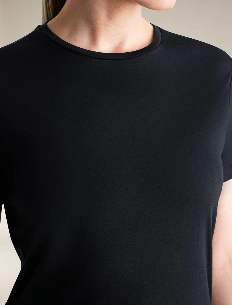 Icebreaker Merino Blend 125 Cool-Lite™ Sphere Short Sleeve T-Shirt - Woman - Black - Size XS sold by Icebreaker product image thumbnail 5