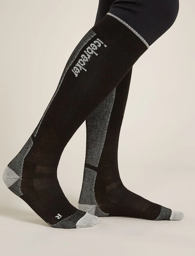 Icebreaker Merino Ski+ Ultralight Over The Calf Socks - Man - Black/ether - Size XL sold by Icebreaker product image thumbnail 3