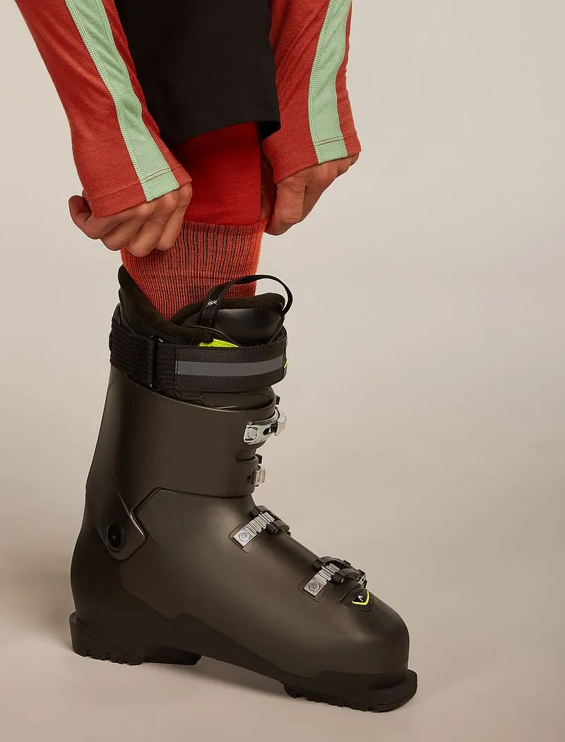 Icebreaker Merino Ski+ Medium Over The Calf Socks - Man - Fervid/agate - Size L sold by Icebreaker