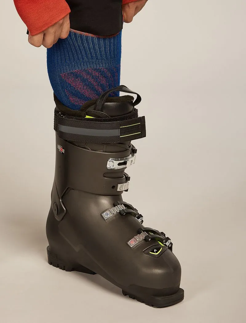 Icebreaker Merino Blend Ski+ Medium Over The Calf Mountain Contour Socks - Man - Atlantis/agate - Size L sold by Icebreaker