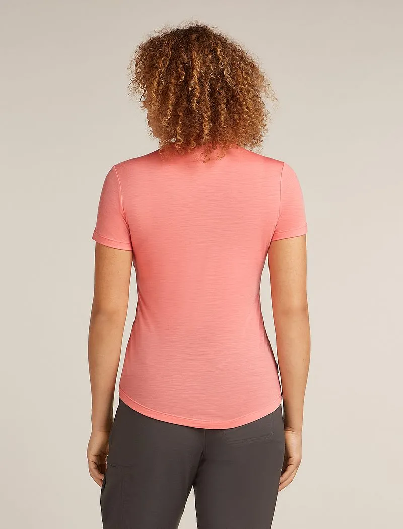 Icebreaker Merino Blend 125 Cool-Lite™ Sphere Short Sleeve T-Shirt - Woman - Acid Pink - Size L sold by Icebreaker product image thumbnail 2