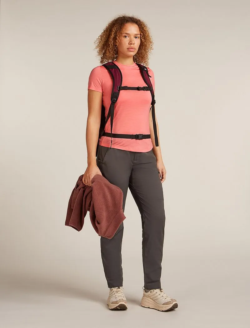 Icebreaker Merino Blend 125 Cool-Lite™ Sphere Short Sleeve T-Shirt - Woman - Acid Pink - Size L sold by Icebreaker product image thumbnail 4