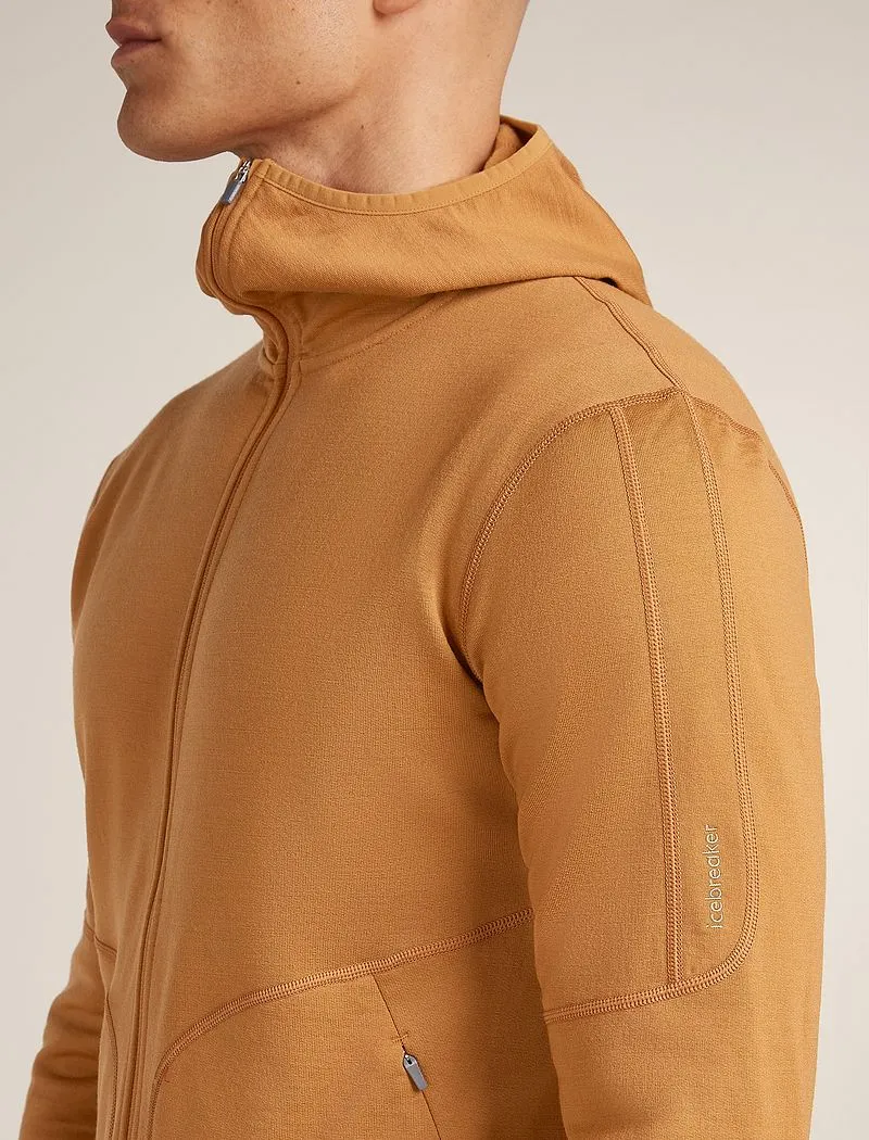 Icebreaker Merino 560 Realfleece™ Elemental Long Sleeve Zip Hoodie - Man - Trail - Size M sold by Icebreaker product image thumbnail 5