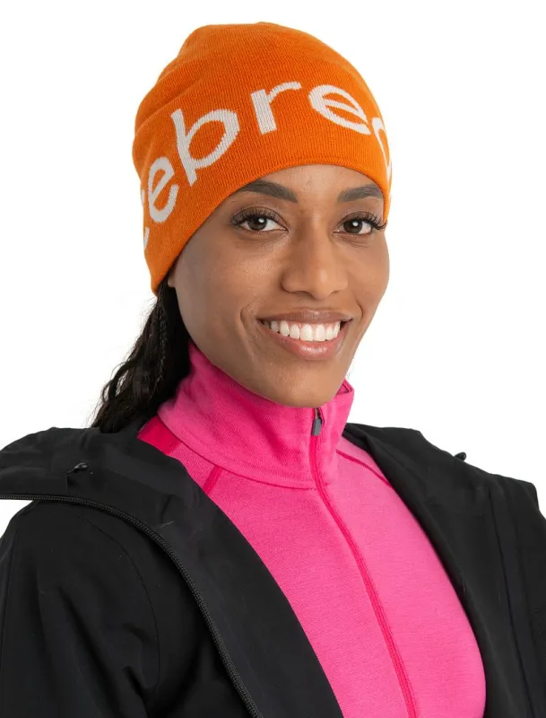 Merino Icebreaker Beanie - Man - Earth/ecru Heather sold by Icebreaker
