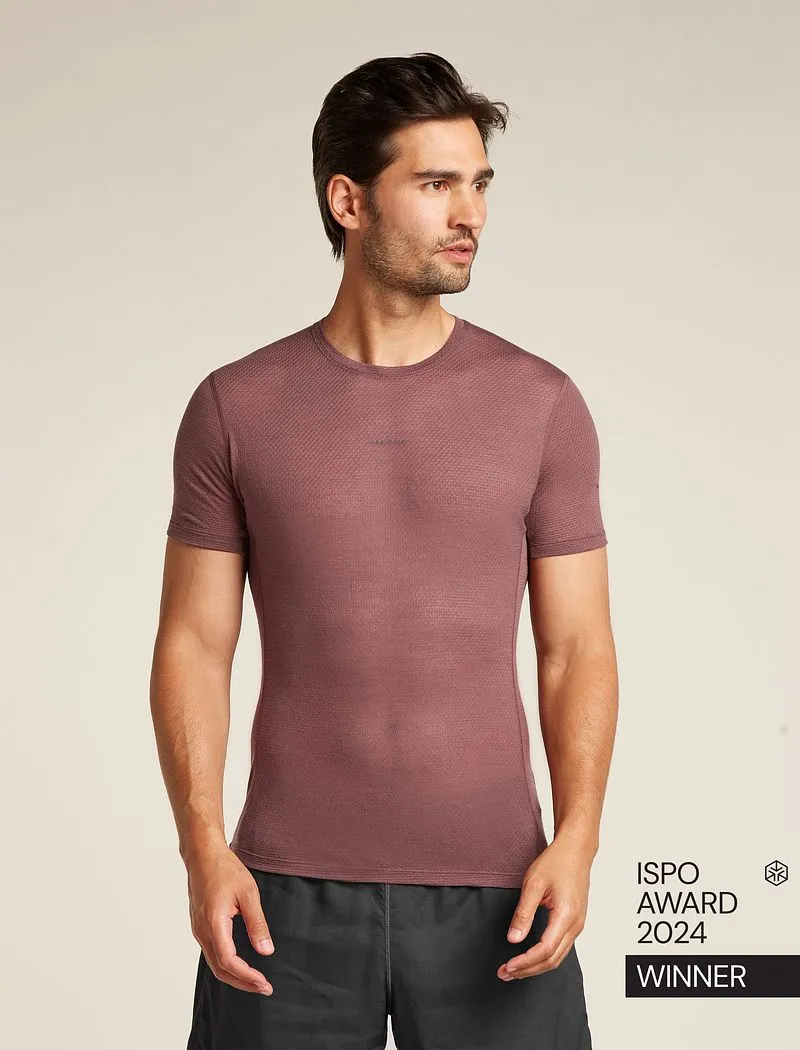 Icebreaker Merino Blend 75 Cool-Lite™ Featherlight™ Short Sleeve T-Shirt - Man - Carob - Size L sold by Icebreaker product image thumbnail 2