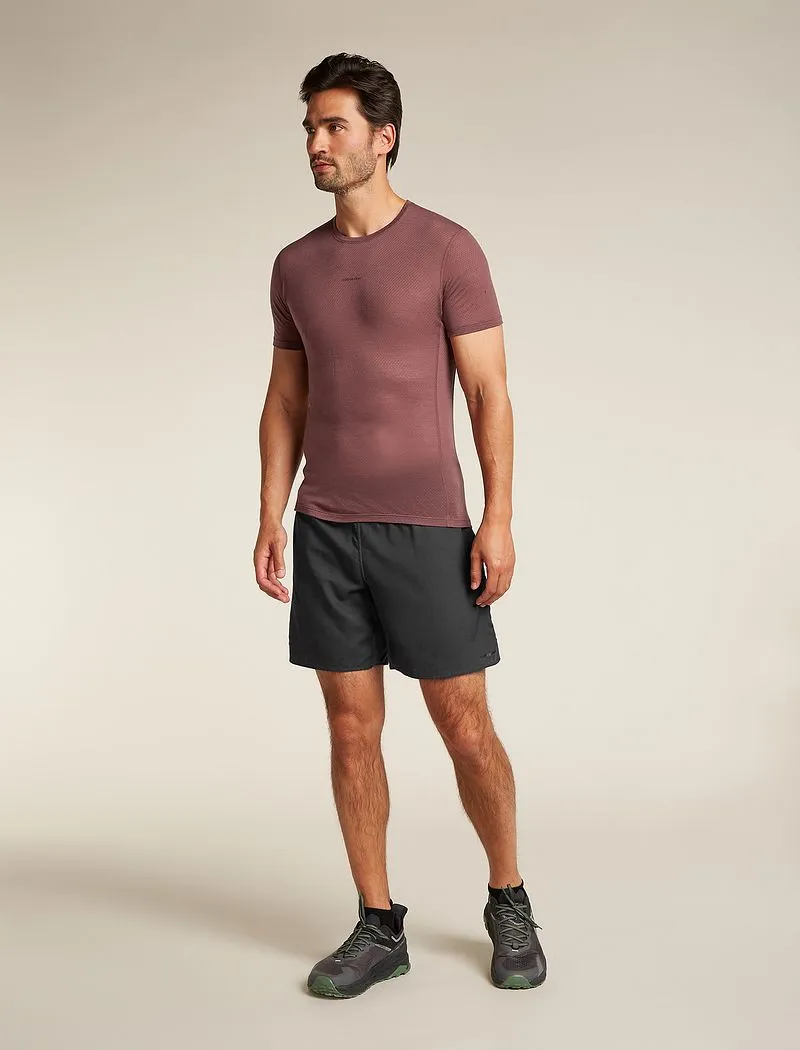 Icebreaker Merino Blend 75 Cool-Lite™ Featherlight™ Short Sleeve T-Shirt - Man - Carob - Size L sold by Icebreaker product image thumbnail 4