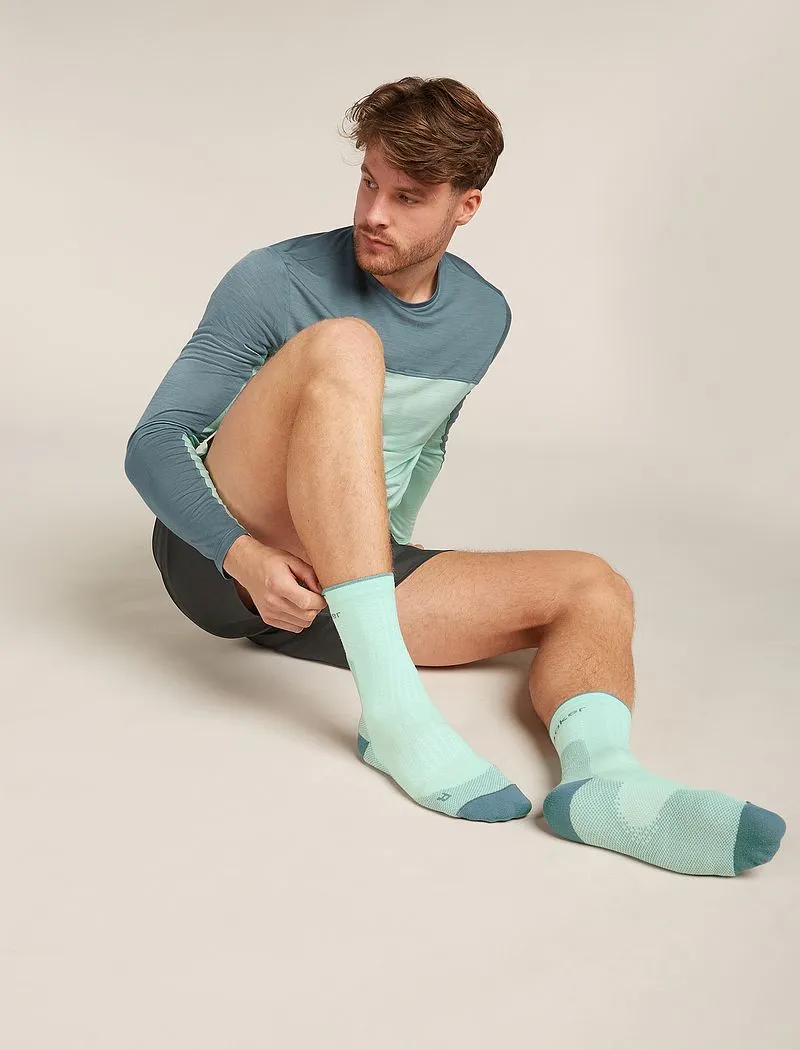 Icebreaker Merino Hike+ Ultralight Crew Socks - Man - Mint/blue Ash - Size XL sold by Icebreaker product image thumbnail 3