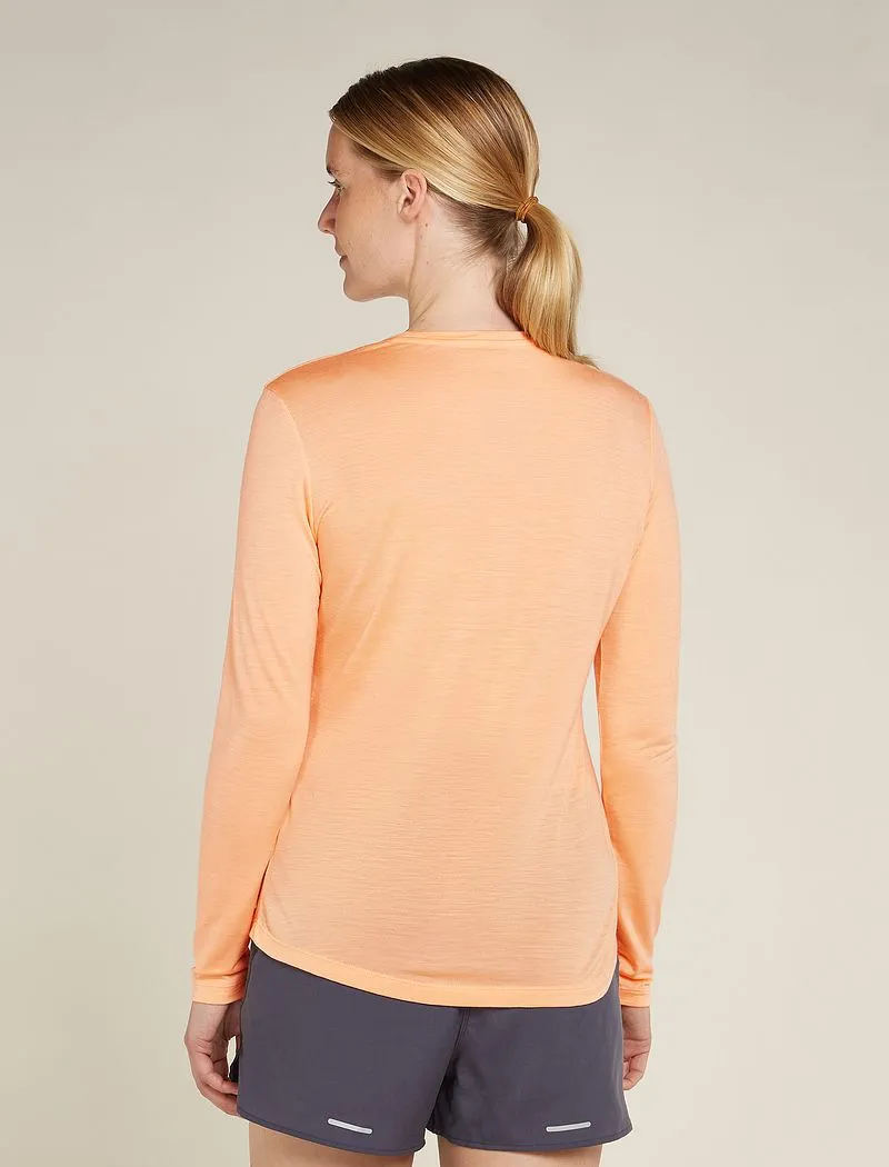 Icebreaker Merino Blend 125 Cool-Lite™ Sphere Long Sleeve T-Shirt - Woman - Sunstone - Size L sold by Icebreaker product image thumbnail 2