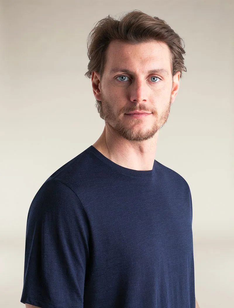 Icebreaker Merino Linen Short Sleeve T-Shirt - Man - Midnight Navy - Size XL sold by Icebreaker product image thumbnail 5