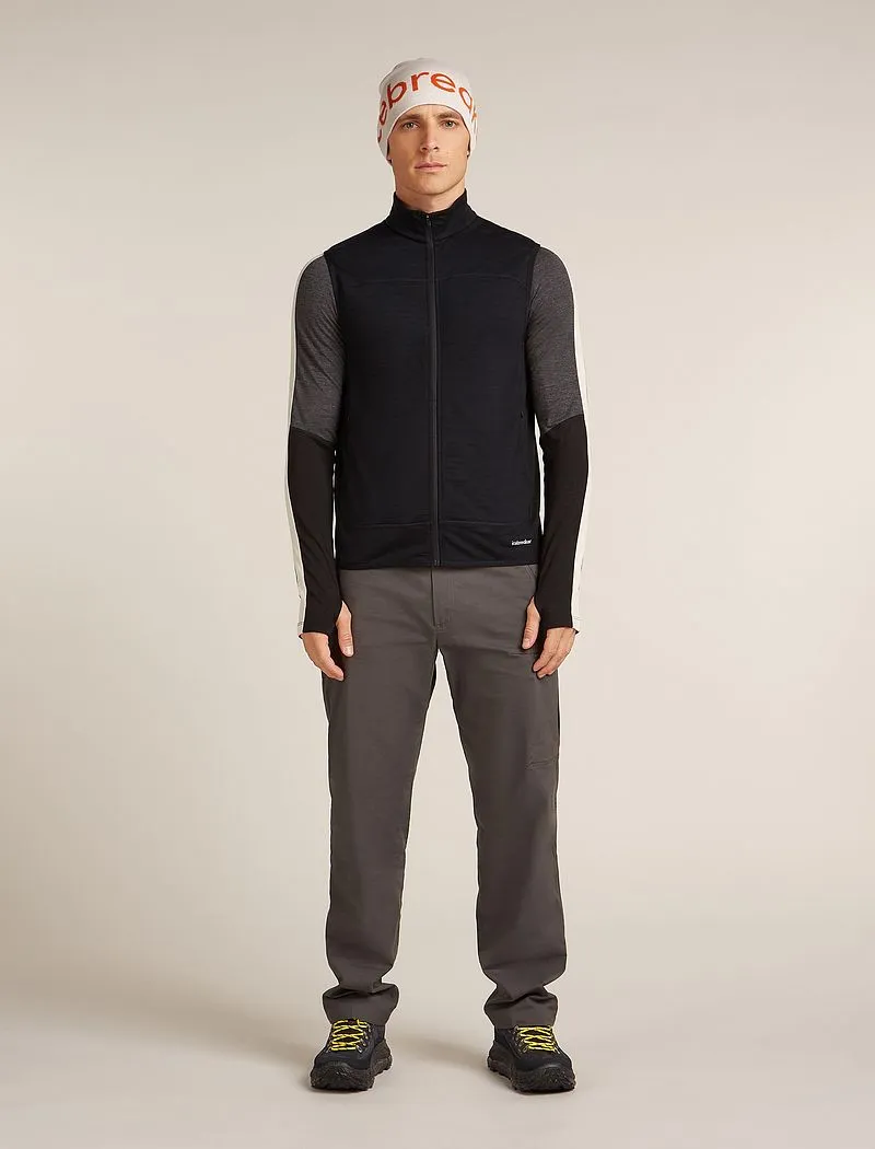 Icebreaker Merino Blend 300 RealFleece™ Descender Vest - Man - Black - Size S sold by Icebreaker product image thumbnail 4