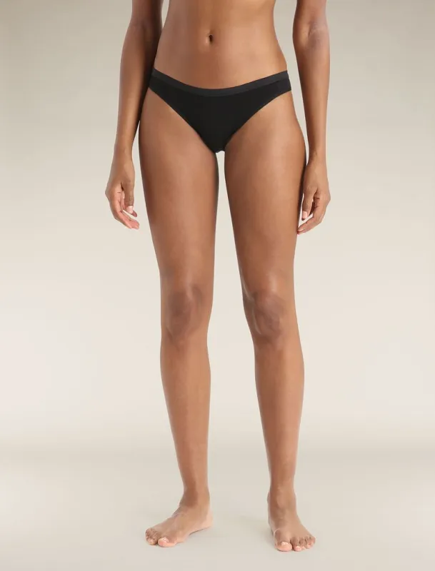 Icebreaker Merino 150 Siren Bikini - Woman - Black - Size L sold by Icebreaker