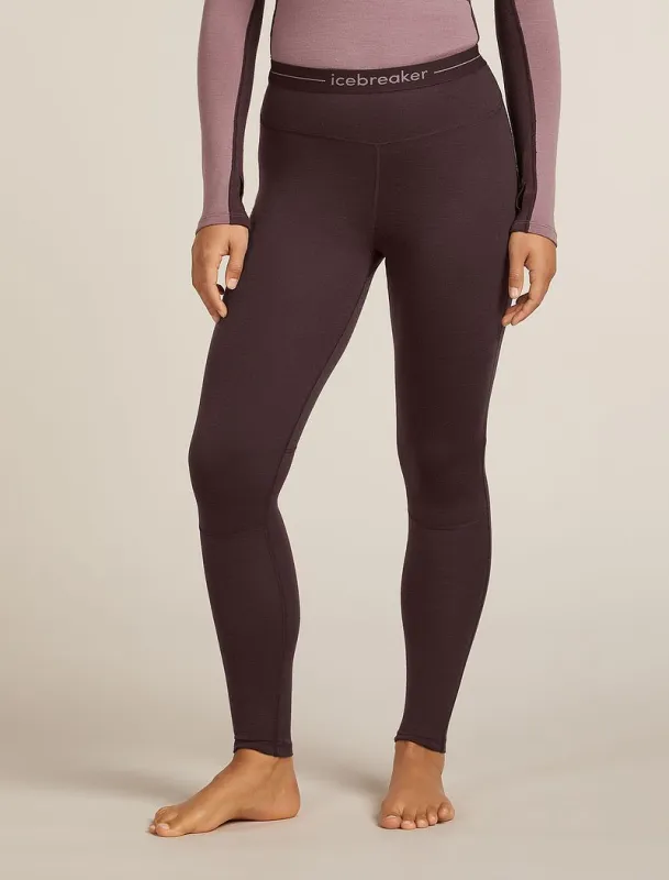Icebreaker 260 ZoneKnit™ Thermal Leggings - Woman - Java - Size S sold by Icebreaker
