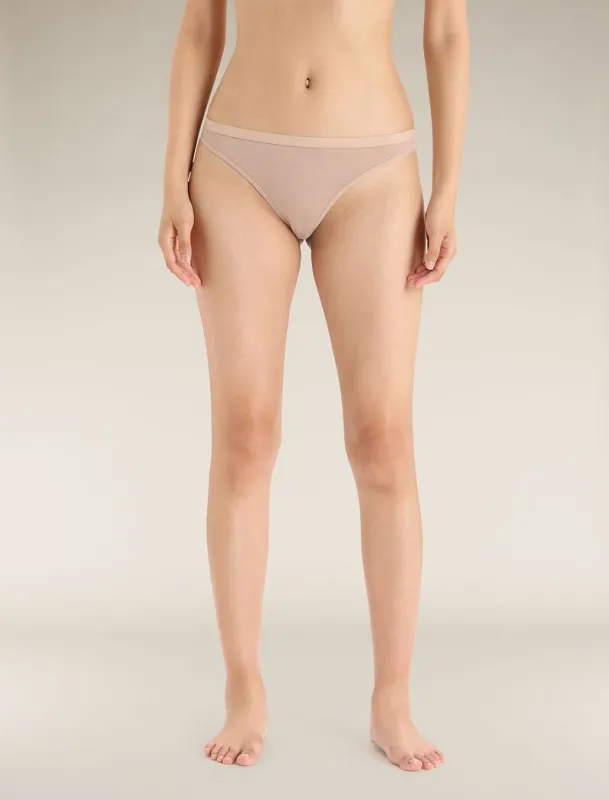 Icebreaker Merino 150 Siren Thong - Woman - Praline - Size S made by Icebreaker