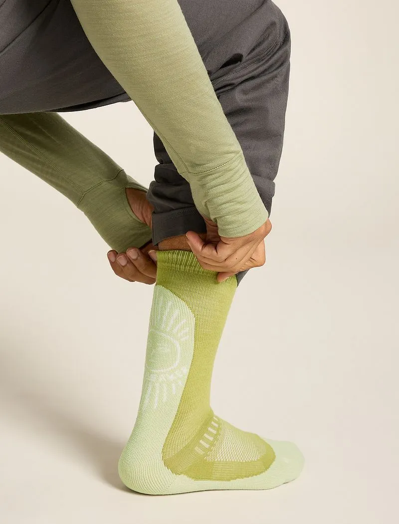 Icebreaker Merino Hike+ Light Crew Socks IB Solar - Man - Olive/ashen - Size M sold by Icebreaker product image thumbnail 3