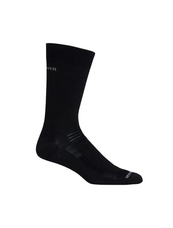 Icebreaker Merino Hike Liner Crew Socks - Man - Black - Size S sold by Icebreaker