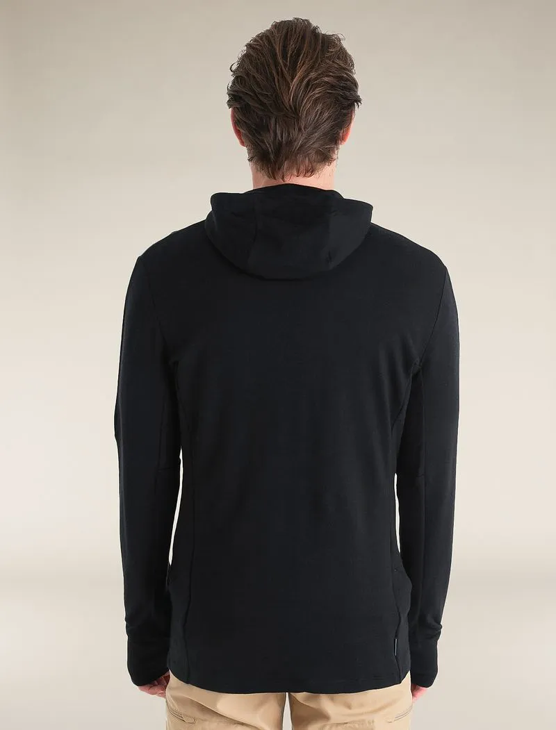 Icebreaker Merino 260 Quantum Long Sleeve Zip Hoodie - Man - Black - Size M sold by Icebreaker product image thumbnail 2