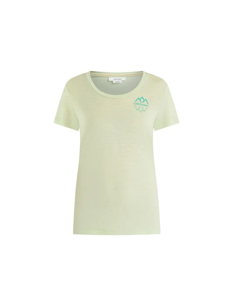 Merino 150 Tech Lite Short Sleeve Scoop T-Shirt Icebreaker Logo Reflections - Woman - Glazen - Size S sold by Icebreaker product image thumbnail 5