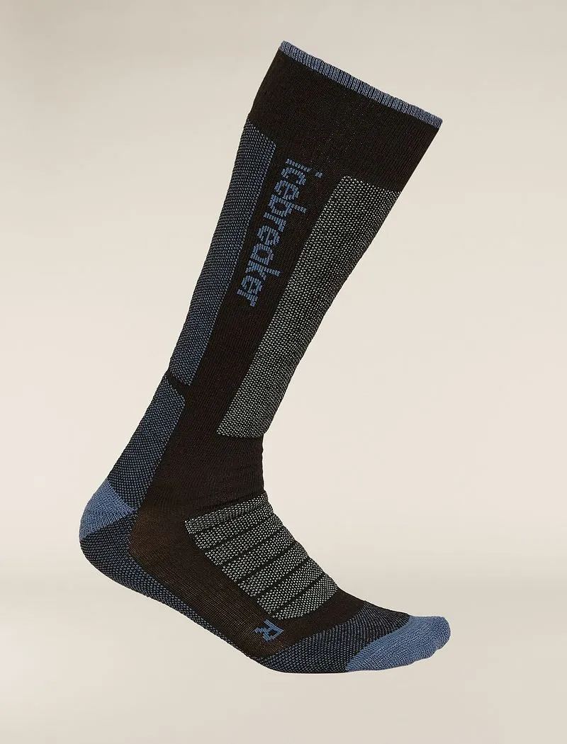 Icebreaker Merino Ski+ Medium Over The Calf Socks - Woman - Black/dawn - Size L sold by Icebreaker product image thumbnail 2