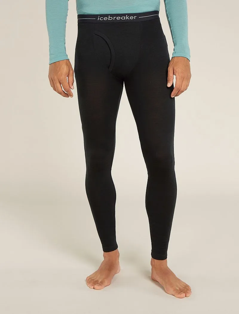 Icebreaker Merino 175 Everyday Thermal Leggings wFly - Man - Black - Size XXL sold by Icebreaker