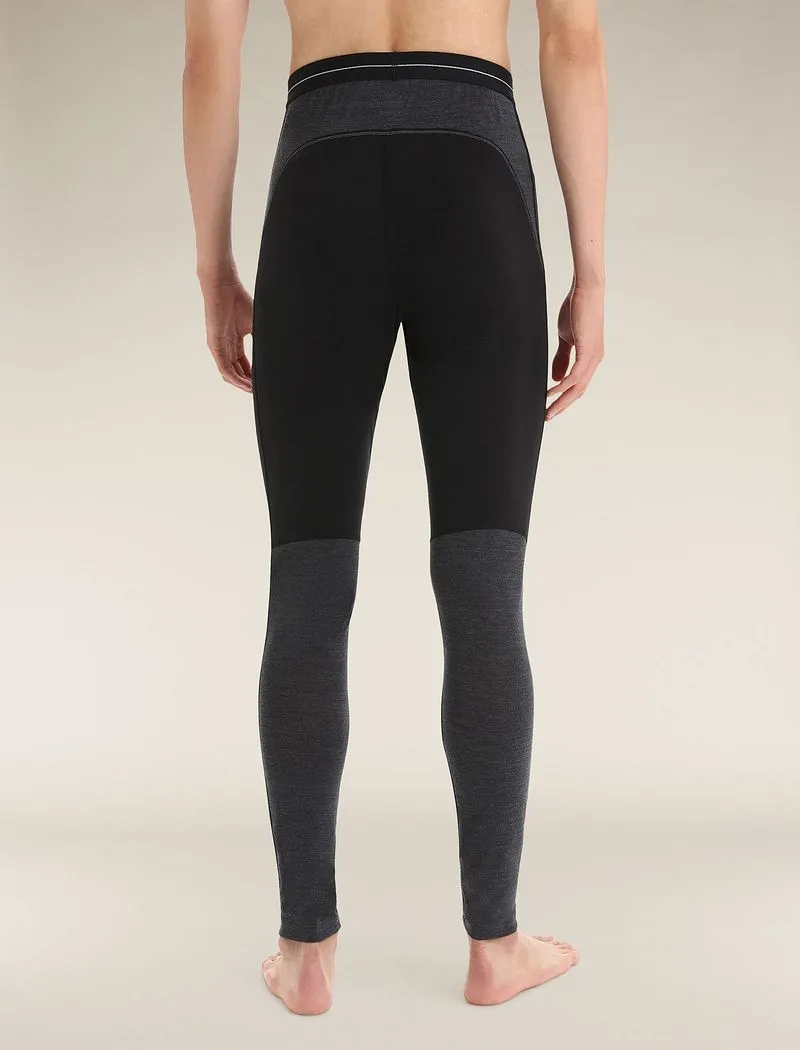 Icebreaker Merino Blend 125 ZoneKnit™ Thermal Leggings - Man - Black/jet Heather - Size L sold by Icebreaker product image thumbnail 2
