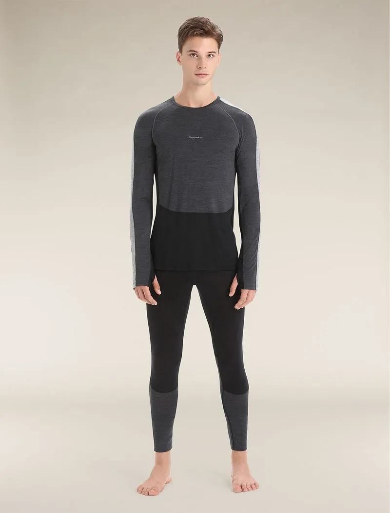Icebreaker Merino Blend 125 ZoneKnit™ Thermal Leggings - Man - Black/jet Heather - Size L sold by Icebreaker product image thumbnail 3