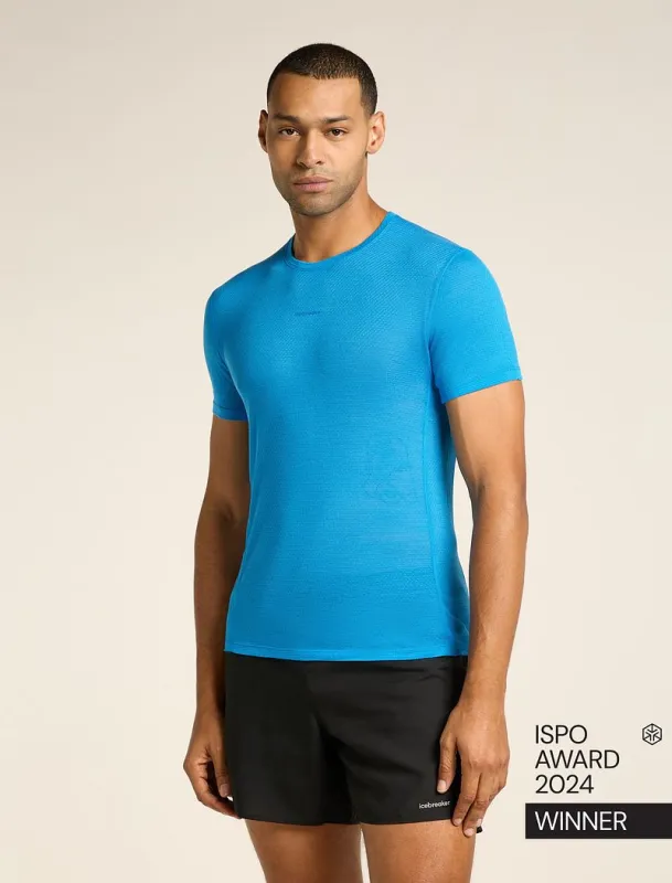 Icebreaker Merino Blend 75 Cool-Lite™ Featherlight™ Short Sleeve T-Shirt - Man - Arctic - Size XL sold by Icebreaker