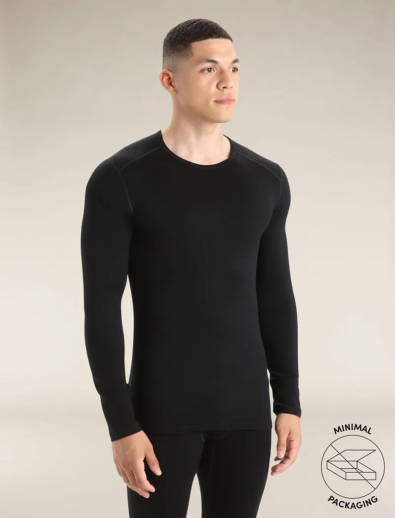 Icebreaker Merino 260 Tech Long Sleeve Crew Thermal Top - Man - Black Unboxed - Size XXL sold by Icebreaker