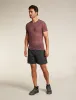 Icebreaker Merino Blend 75 Cool-Lite™ Featherlight™ Short Sleeve T-Shirt - Man - Carob - Size M sold by Icebreaker