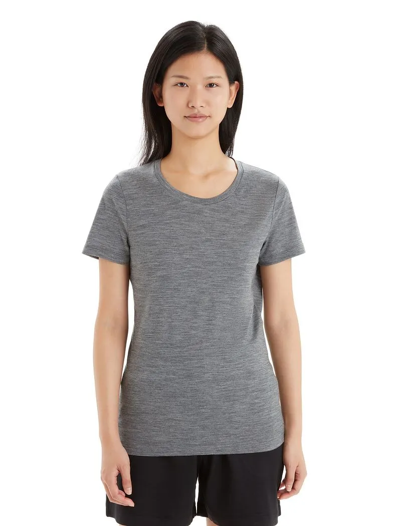 Icebreaker Merino Tech Lite II Short Sleeve T-Shirt - Woman - Gritstone Heather - Size L sold by Icebreaker product image thumbnail 2