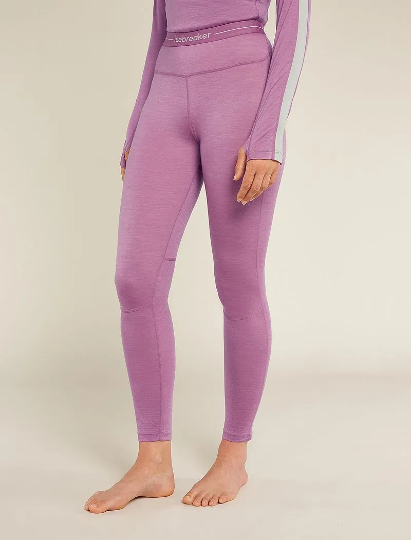Icebreaker Merino Blend 125 ZoneKnit™ Thermal Leggings - Woman - Deco - Size S sold by Icebreaker