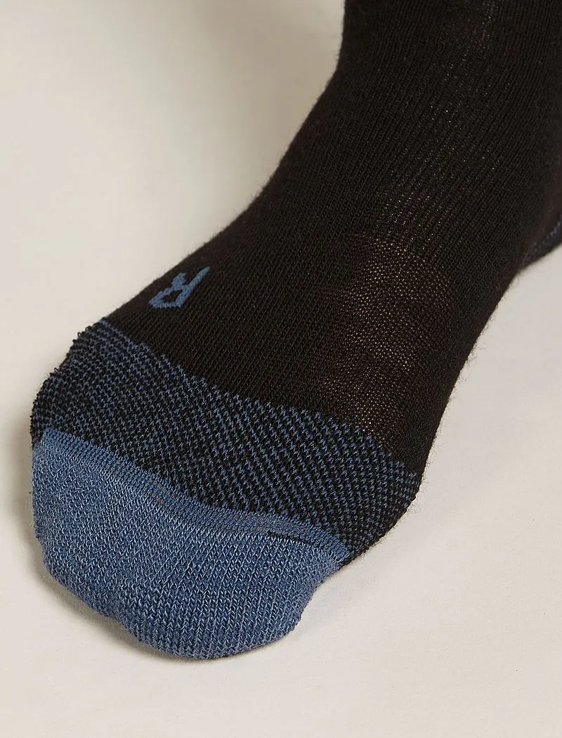 Icebreaker Merino Ski+ Light Over The Calf Socks - Woman - Black/dawn - Size L sold by Icebreaker product image thumbnail 4
