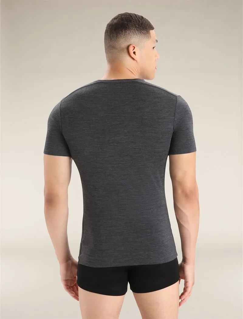Icebreaker Merino 150 Anatomica Short Sleeve Crew Top - Man - Jet Heather - Size L sold by Icebreaker product image thumbnail 2