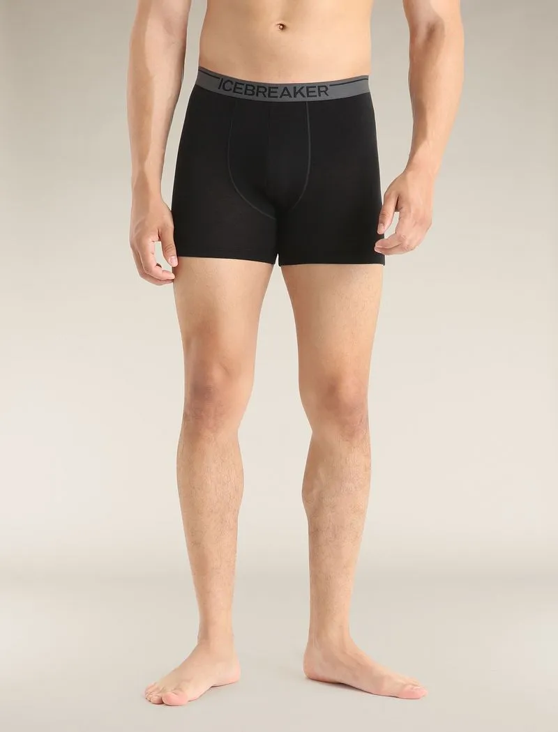 Icebreaker Merino 150 Anatomica Boxers - Man - Black - Size S sold by Icebreaker