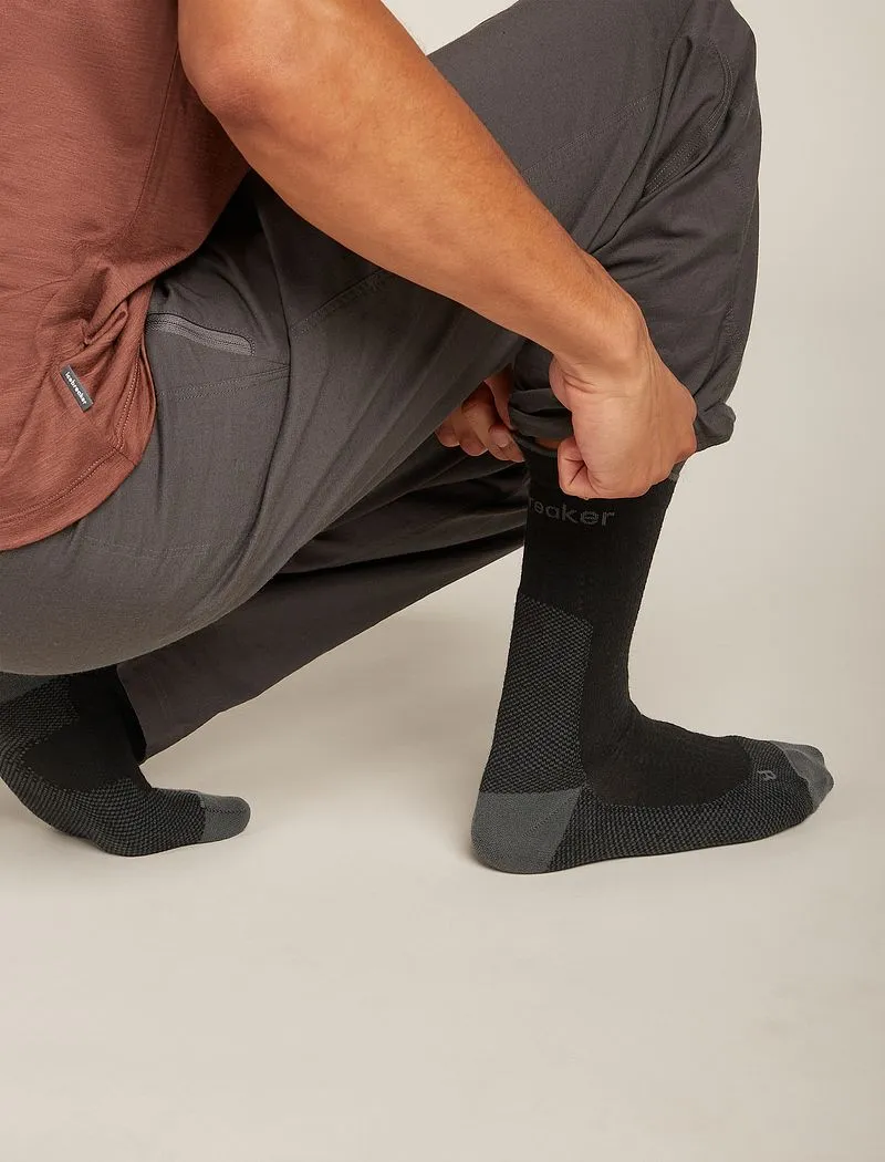Icebreaker Merino Hike+ Ultralight Crew Socks - Man - Black/obsidian - Size M sold by Icebreaker product image thumbnail 3