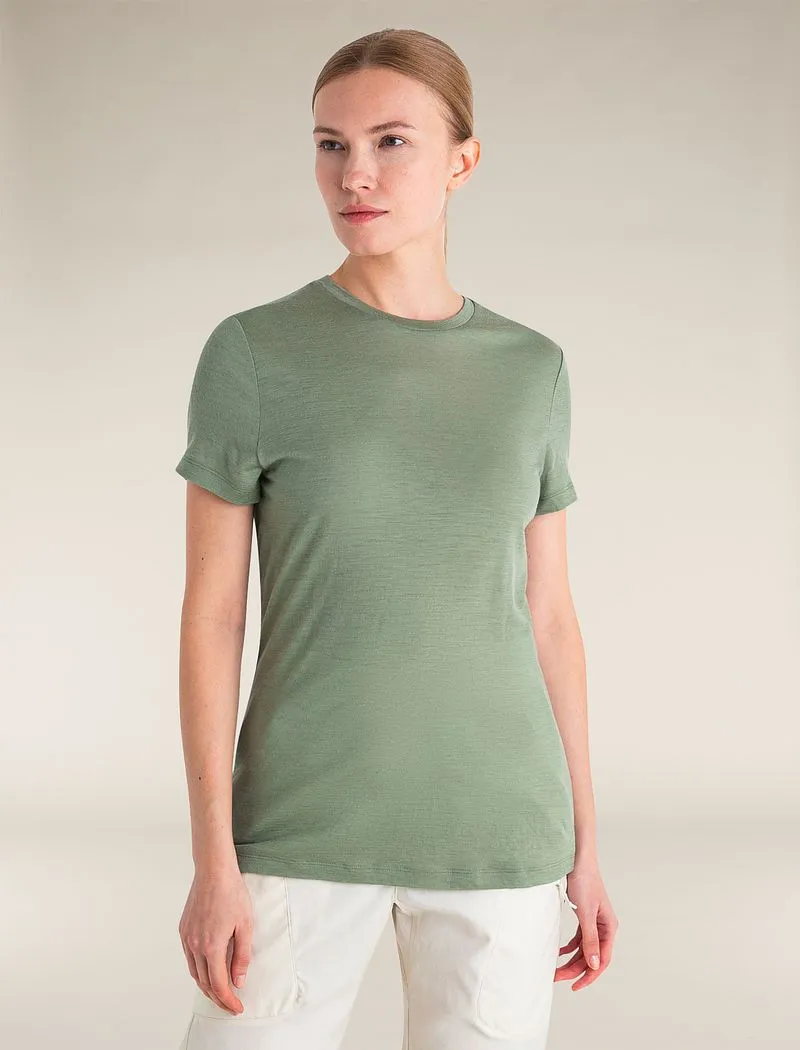 Icebreaker Merino 150 Tech Lite Short Sleeve T-Shirt - Woman - Lichen - Size XL sold by Icebreaker