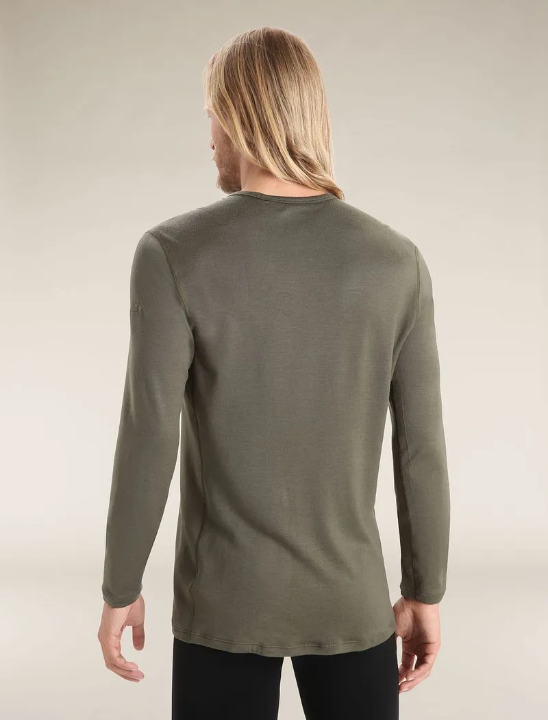 Icebreaker Merino 260 Tech Long Sleeve Crew Thermal Top - Man - Loden - Size M sold by Icebreaker product image thumbnail 2