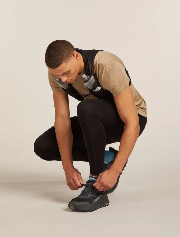 Icebreaker Merino Blend Run+ Ultralight Mini Socks - Man - Topaz/java - Size M sold by Icebreaker